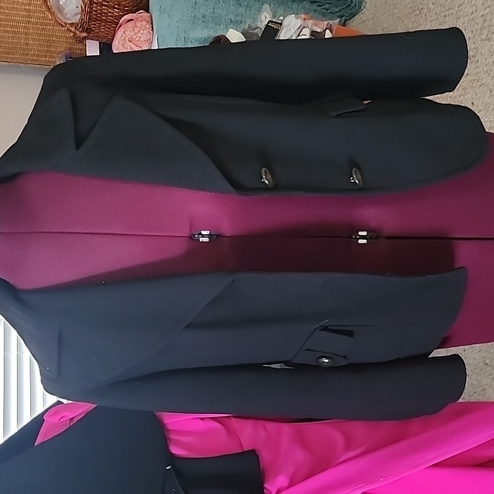 Talbot's black jacket blazer